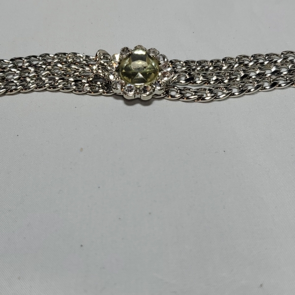 Bijou Drive silver bracelet with crystal rhinestones - Picture 4 of 4